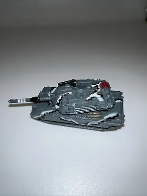 Micro Machines Military Toy M1A1 M-1 Abrams Tank Terror Skull Gray Black White • $9.99
