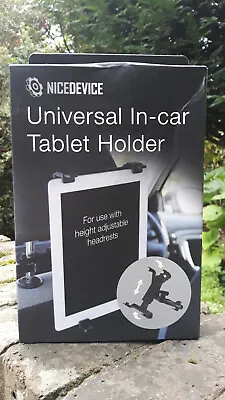 Universal In-Car Tablet Holder Headrest Mount 7  - 11  • £7.45