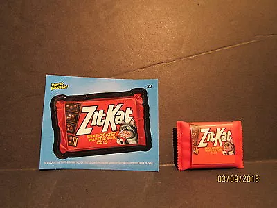 Wacky Packages Series 1 Erasers Sticker And Eraser #20 ZitKat Kit Kat • $3