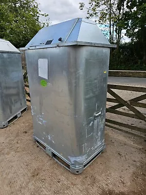 £363 • Buy £275+vat Bunded Fuel Diesel Oil 1000 Litre Storage Drum Tank Bowser Generator T7