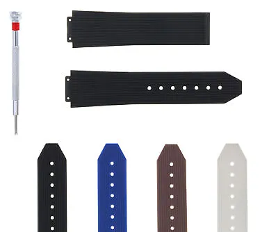 21-24-25mm Rubber Silicone Watch Band Strap For H Hublot With Screwdriver • $34.95