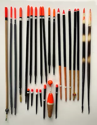 Lot Of 25 Vintage Fishing Floats/Bobbers – Cork - Bought In France Near Germany  • $25
