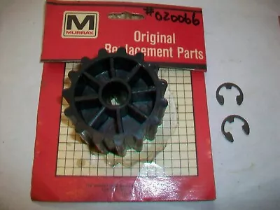 NOS Murray Lawnmower Drive Pinion Gear With 2 Retainer Rings #020066 • $7.12