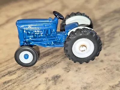 Mini 1.5  Die Cast Ertl Blue Ford Metal Tractor Rubber Wheels A+++++++++++++ • $5.95