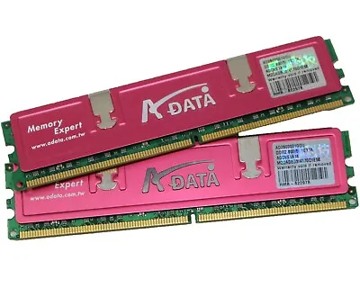 A Data 240 Pin DDR2-800 ADQVE1A16 AD2800001G0U 2 X 1GB RAM • £6.99