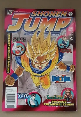 £202.79 • Buy Shonen Jump Magazine 2003 Volume 1 Issue 1 Dragon Ball Yugi-Oh