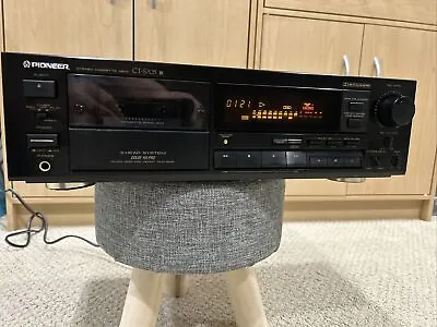 £296.64 • Buy SERVICED Pioneer CT-S705 3 Head Stereo Cassette Deck, Made In JAPAN