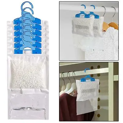 Dehumidifier Hanging Bags Mould Mildew Damp Wardrobe Drawers Sachet Pack • £27.99