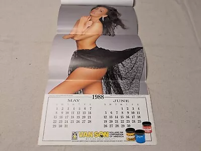 1988 Swimsuit Calendar - Van Son Holland Ink Corp - (Complete 11.5 X 21.5 Inch) • $35