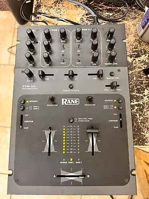 RANE TTM 56 DJ Scratch Mixer W/Power Supply - PLEASE READ! • $199.99