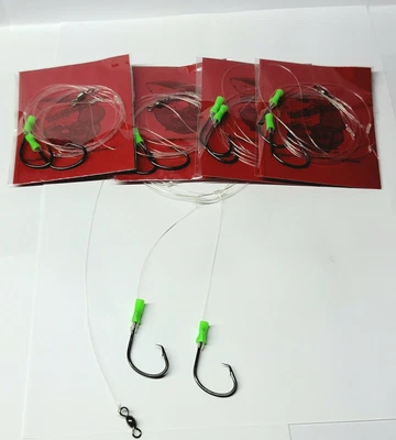 $15.99 • Buy 5X Paternoster Rigs 5/0 CIRCLE HOOK 30lb,LUMO Snapper Etc ,beach,boat Fishing