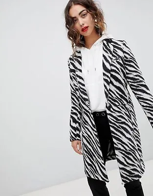 MANGO Zebra Blazer Coat *Size Small* Worn Once • £24.50