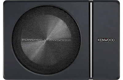 Kenwood KSC-PSW8 Remote Control 150W-RMS 250W-MAX Compact Powered 8  Subwoofer • $299
