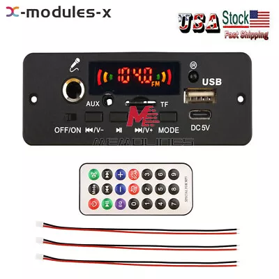 DC5V MP3 Music Player Amplifier Bluetooth MP3 Decoder Board Car FM Radio USA • $10.12