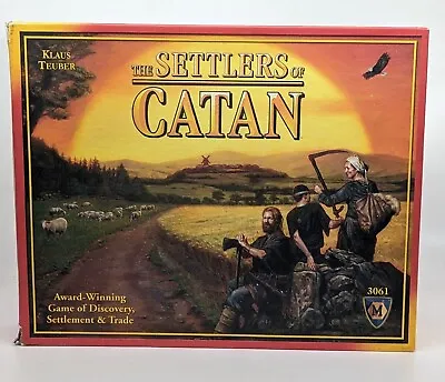 The Settlers Of Catan Board Game 3061 Mayfair  Klaus Teuber Complete • $25