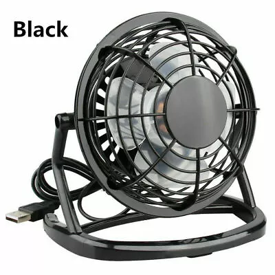 £3.99 • Buy Portable USB Desk Fan Small Quiet Personal Cooler Mini Table Fan Home Office UK