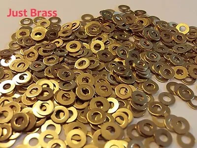 Brass Washers Solid Brass M2 M2.5 M3 M4 M5 M6 M8 M10 M12 • £0.99