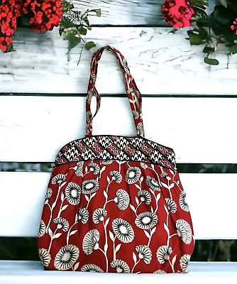 Vera Bradley Tote - Red Deco Daisy - Retired Pattern • $20.80