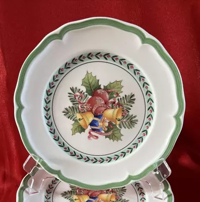 Villeroy & Boch Germany ~ FRENCH GARDEN NOEL ~ Accent Salad Plate • $49.95