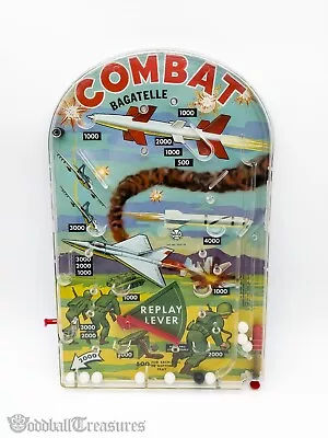 Vintage Marx COMBAT Bagatelle Pinball Game Good Condition 1950s 1960s Army War • $24.99