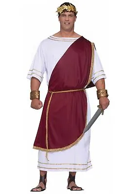 Mighty Hail Caesar Costume Plus Size 3X Mens Toga Greek Roman Emperor Costume • $54.95