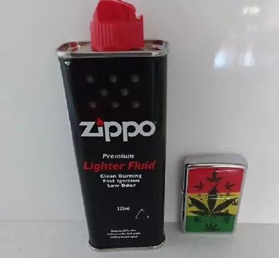 Leaf Oil Lighter With Zippo 125 Ml Lighter Fluid  Fast Shipping • $22.95