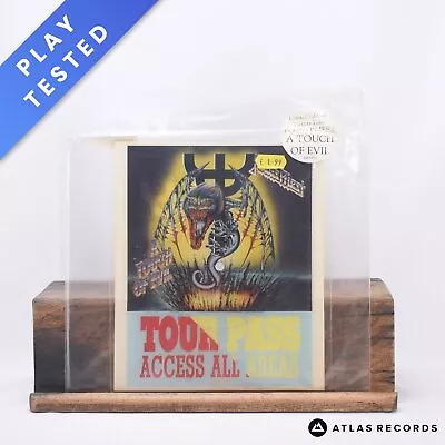 Judas Priest - A Touch Of Evil - Picture Disc Shaped 7  Vinyl Record - VG/EX • $27.98