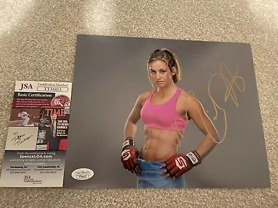 Miesha Tate Signed Photo 8x10 JSA COA Autographed UFC Champ RACC 3 • $61.79