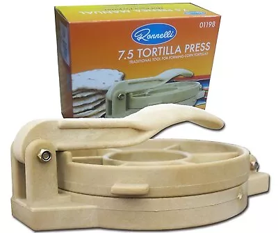 7.5 Inches Tortilla Press Heavy Duty Plastic Authentic Tortilla Maker Corn To... • $19.99