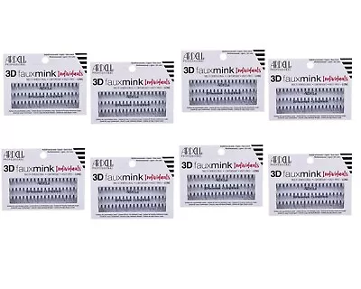 Ardell Individual False Eyelashes - Knot-Free 3D Faux Mink - Long ( Pack Of 8 ) • $24.50