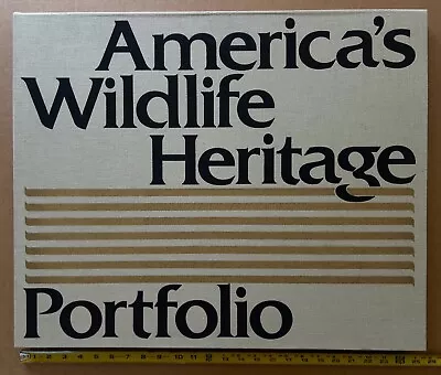 VTG. Charles Frace & Ray Harm  Portfolio By America's Wildlife Heritage 1975 • $645