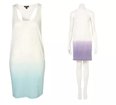 £19.99 • Buy Topshop Dip Dye Tunic Cover Up Holiday Dress Top Size 8 10 12 14 New FREE P&P AX