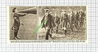 Mr W L Wyllie Painter Sea Scouts Hibernian Military Dublin WW1 - 1918 Cutting • £6.95