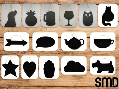 £3.49 • Buy Shaped Chalkboard Cafe Tea Shop Menu Sign Kitchen Memo Blackboard