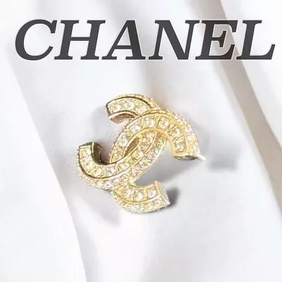 (Appraisal) Chanel Earrings  Gold Stub From Japan Single • $288