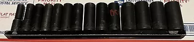 #bb083 NEW Mac Tools Precision Torque 3/8  Drive Deep 6 Pt Impact Socket Set • $200