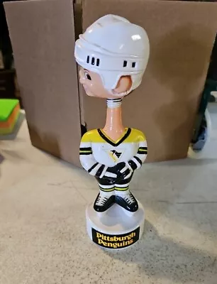 Vintage 1989 Skore NHL Pittsburgh Penguins Hockey Player Bobblehead Sport Figure • $13.25