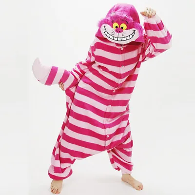 £27.74 • Buy Fancy Dress Costume Cheshire Cat Onesie12 Cosplay Adult Kigurumi Cosplay Pyjamas
