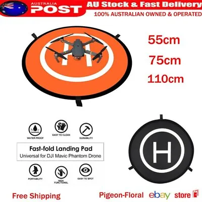 $14.21 • Buy Fast-fold Landing Pad Parking Apron For DJI Mavic Spark Drone 55cm 75cm 110cm &H