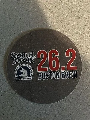 Samuel Adams 120th Boston Marathon 26.2 Boston Brew Bar Coaster • $2