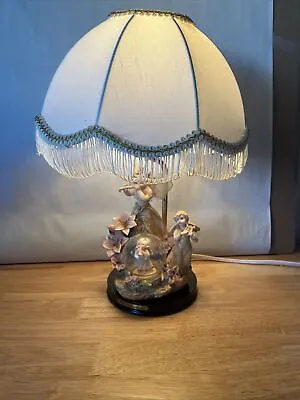 $25 • Buy Vintage Cherub Angel Lamp