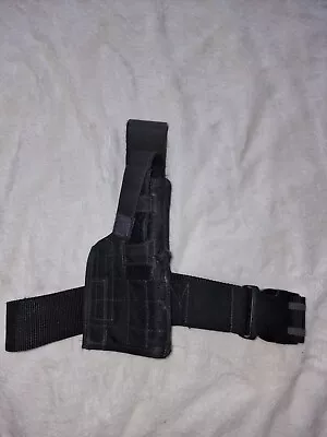 Eagle Industries Old School Black Drop Leg Holster Seals Devgru Cag • £45