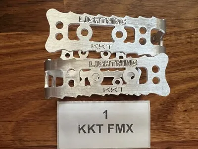 KKT FMX Lightning Pedal Cage - Raw Alloy - Old School Bmx • $93.50