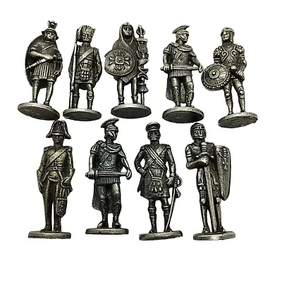 Miniature Soldier Figurines Pewter Roman British Knight Detailed • $35.96