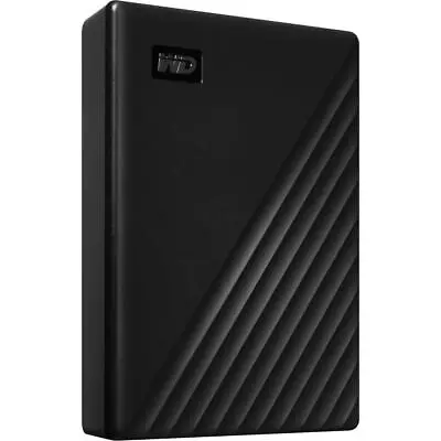 WD 5TB Portable HDD My Passport Black USB 3.2 Gen 1 External Hard Drive • $239