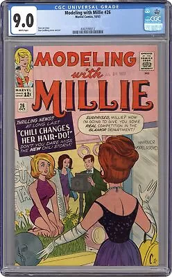 Modeling With Millie #26 CGC 9.0 1963 4363590012 • $350