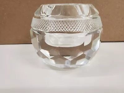 Unique MCM Thomas Webb Crystal Globe Match Striker. 1950s & 60s. • $250