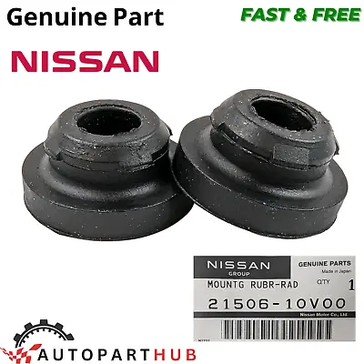 Genuine Nissan Pathfinder Frontier Gt-r Radiator Mount Bushings 21506-10v00 2pcs • $10.95