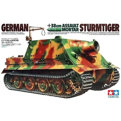 Tamiya 35177 1:35 38cm Assault Mortar Sturmtiger • $61.76