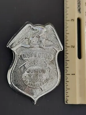 Vintage Inspector Junior Fire Department Metal Toy Pin Los Angeles County CA • $7.99